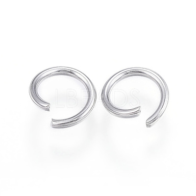 Tarnish Resistant 304 Stainless Steel Open Jump Rings A-STAS-F110-05P-1
