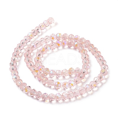 Electroplate Glass Beads Strands EGLA-A034-T2mm-L18-1