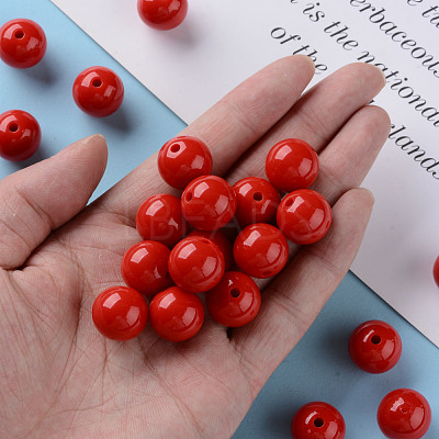 Opaque Acrylic Beads MACR-S370-C16mm-A14-1