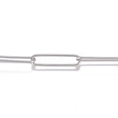 Non-Tarnish 304 Stainless Steel Chains CHS-G017-09P-1