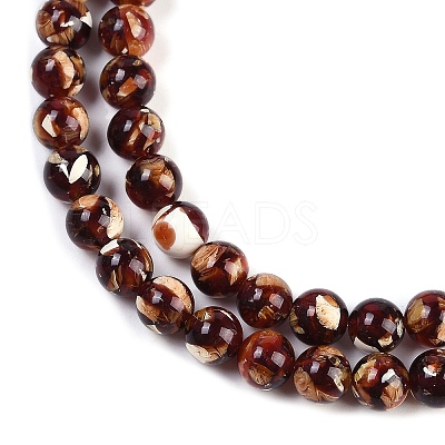 Sythetic Amber Beads Strands X1-G-M199-02B-1