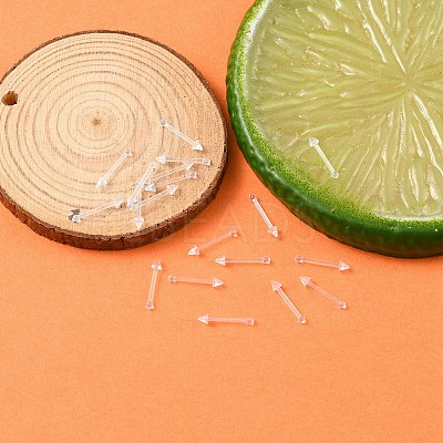 Acrylic Nose Bone Ring AJEW-YW0001-06C-1