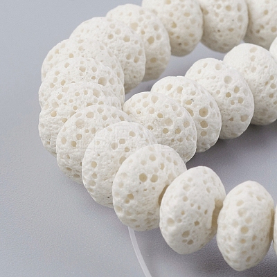 Natural Lava Rock Beads Strands G-F671-01A-01-1