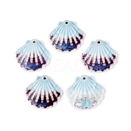 Vintage Handmade Porcelain Pendants PORC-N013-21-04-1
