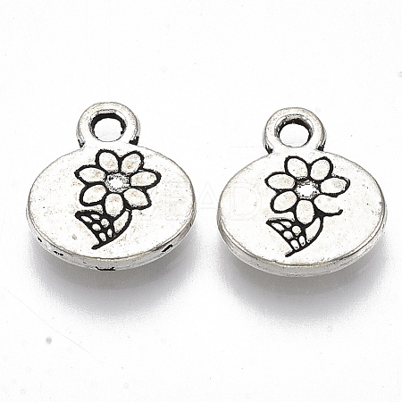 Tibetan Style Alloy Charms LS-TIBE-N006-61AS-LF-1