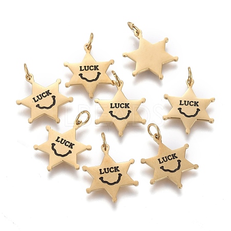 316 Surgical Stainless Steel Charms X-STAS-I164-018G-1