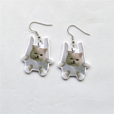 Easter Acrylic Cartoon Dangle Earrings FS-WGB193C-07-1