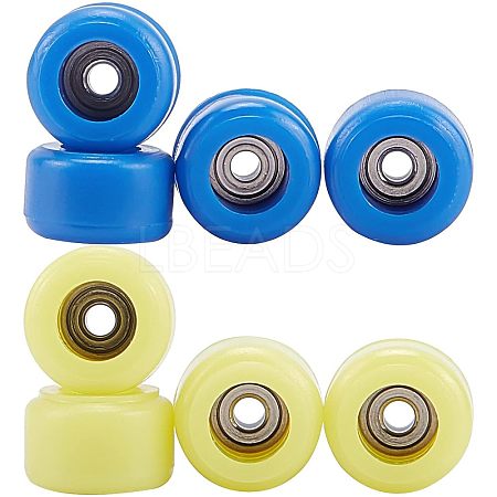 Fingerinspire Plastic Skateboard Wheels AJEW-FG0001-77A-1