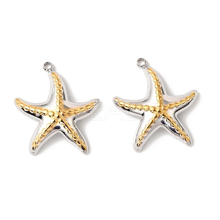 304 Stainless Steel Pendants STAS-Z145-02GP-03-1