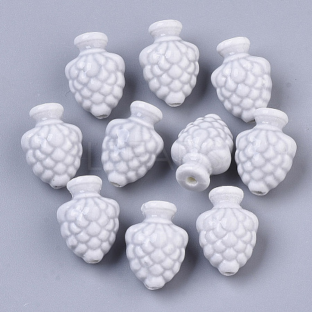 Handmade Porcelain Beads X-PORC-T005-006I-1
