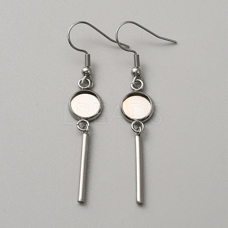 314 Stainless Steel Earring Hooks STAS-WH0046-01E-1
