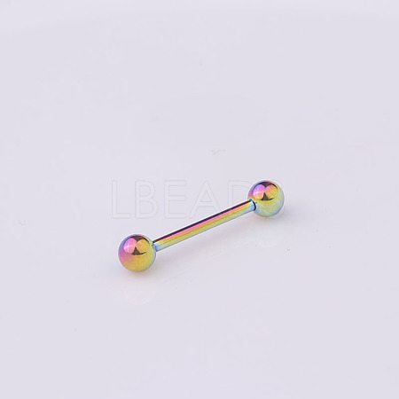 316 Surgical Stainless Steel Tongue Rings WGF0CE1-06-1