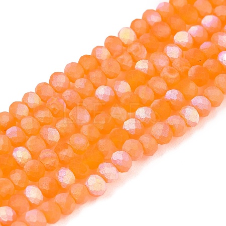 Transparent Glass Beads Strands EGLA-A044-T2mm-MB25-1