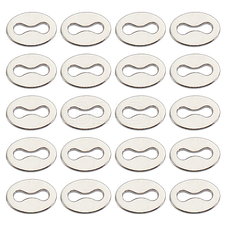 20Pcs 925 Sterling Silver Chain Tabs STER-BC0002-87P-1
