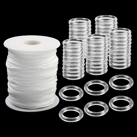 50M Nylon Braided Cords for Macrame Craft OCOR-SP0001-26-1