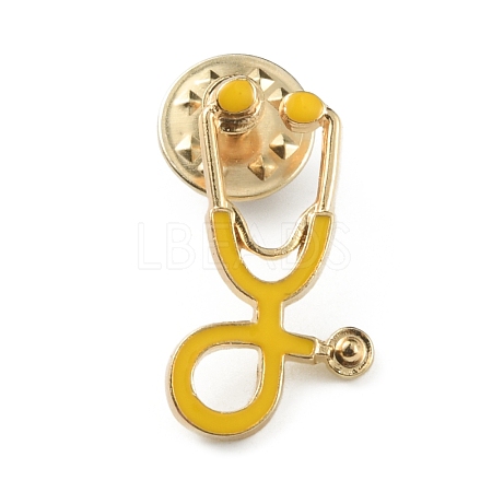 Medical Echometer Enamel Pin JEWB-WH0023-18G-1