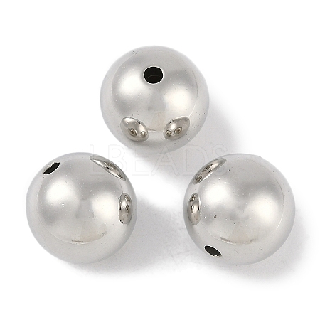 CCB Plastic Round Beads ALUM-U001-08C-09-1