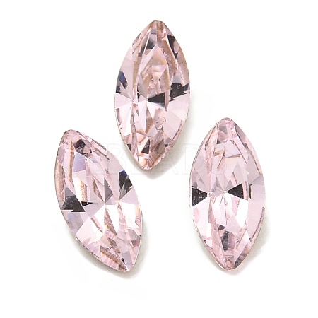 Glass Rhinestone Cabochons RGLA-L029-12A-223-1