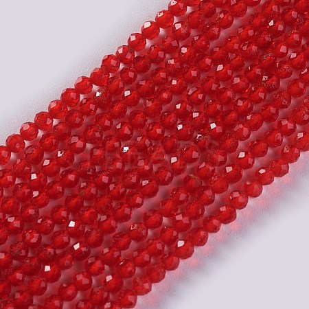 Glass Beads Strands EGLA-E057-02B-07-1