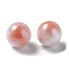 Two Tone Opaque Acrylic Beads SACR-P024-01B-W13-2