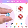300Pcs Opaque Acrylic Beads SACR-YW0001-89A-3