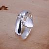 Fashionable Brass Heart Charm Finger Rings For Women RJEW-BB13201-7-1