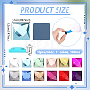 180Pcs 12 Colors Flat Back Glass Rhinestone Cabochons GLAA-PH0003-76-2
