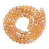 Electroplate Glass Beads Strands LS-EGLA-A034-T8mm-L23-3