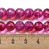 Baking Paint Glass Bead Strands GLAA-G116-02G-4