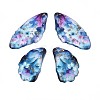 Transparent Epoxy Resin Pendants RESI-T057-30C-1