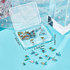 CREATCABIN 30Pcs 15 Style 304 Stainless Steel Stud Earring Findings STAS-CN0001-15-7