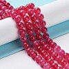 Dyed Natural Malaysia Jade Beads Strands G-G021-02A-08-1
