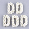 Handmade ABS Plastic Imitation Pearl Woven Beads FIND-T039-18-D-1