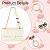 Zinc Alloy Chain Link Purse Strap Extenders AJEW-WH0479-46B-4
