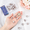 30Pcs Spray Painted ABS Plastic Beads KY-SC0002-10A-3
