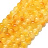 Natural Malaysia Jade Beads Strands G-L645-C01-8mm-27-1