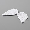 Cloth Embossed Wing Ornament Accessories LS-FIND-WH0037-27B-3