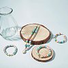 Flat Round Handmade Polymer Clay Bead Spacers LS-CLAY-R067-3.0mm-15-5