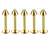 304 Stainless Steel Cone Internally Threaded Labrets for Women Men WG9B6EB-11-1