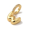 Brass Micro Pave Cubic Zirconia Pendants KK-K345-13W-G-2