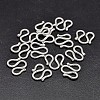 925 Sterling Silver S-Hook Clasps STER-F014-04B-2