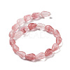 Cherry Quartz Glass Beads Strands G-P520-B18-01-3