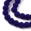 Opaque Glass Beads Strands GLAA-T032-P4mm-MD03-2