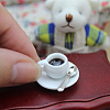 Mini Porcelain Coffee Cups with Tray & Spoon X-BOTT-PW0001-207-2