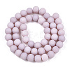 Opaque Glass Beads Strands GLAA-T032-P8mm-MD07-3