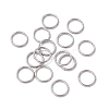 Non-Tarnish 304 Stainless Steel Open Jump Rings STAS-C040-01D-P-1