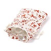 Christmas Theme Cotton Fabric Cloth Bag ABAG-H104-B18-3