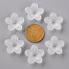 Frosted Acrylic Bead Caps MACR-S371-08A-701-3