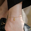 316L Surgical Stainless Steel Charm Anklets for Women FS-WG47470-10-1