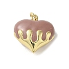 Rack Plating Brass Enamel Pendants KK-S366-05G-07-1